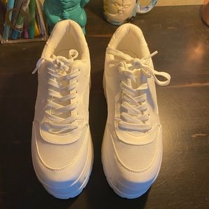 Platform White Sneakers